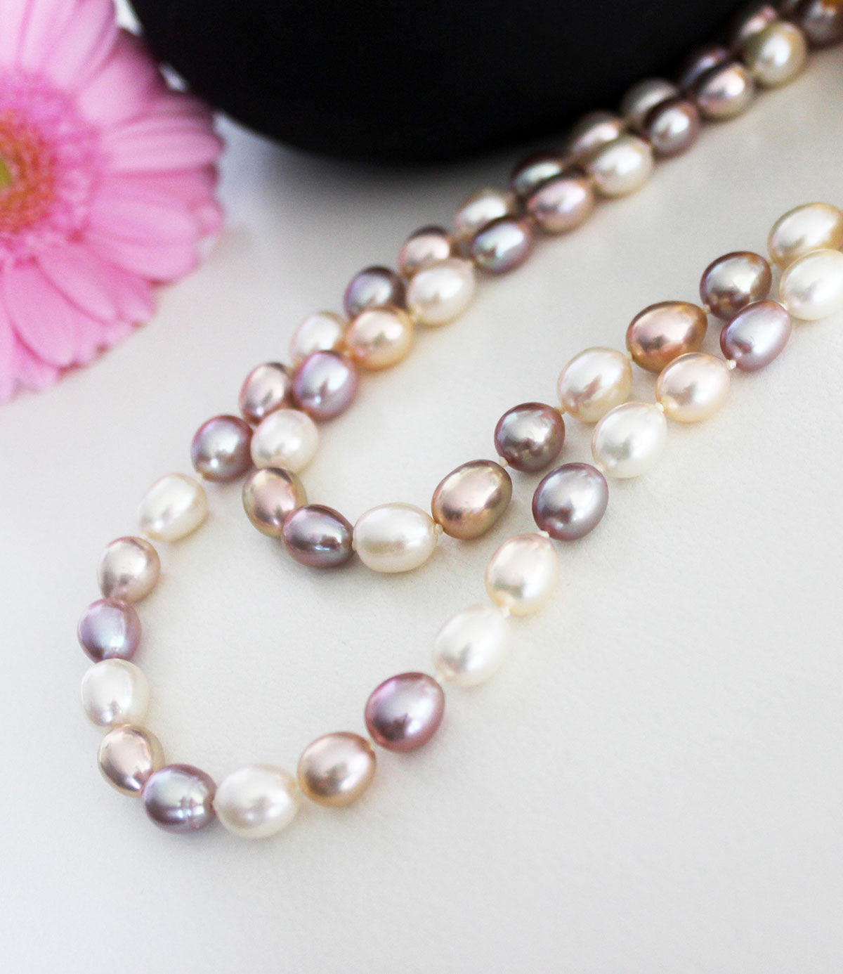 Athena Multicolor Long Pearl Necklace – PEARL-LANG®