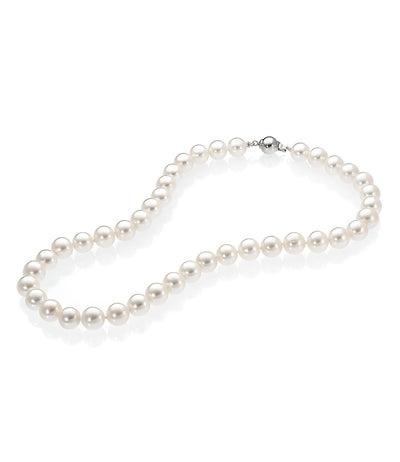 Elegant White Pearl Choker