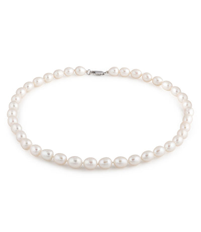 Freshwater Pearl Necklace Elegant Oval – PEARL-LANG®