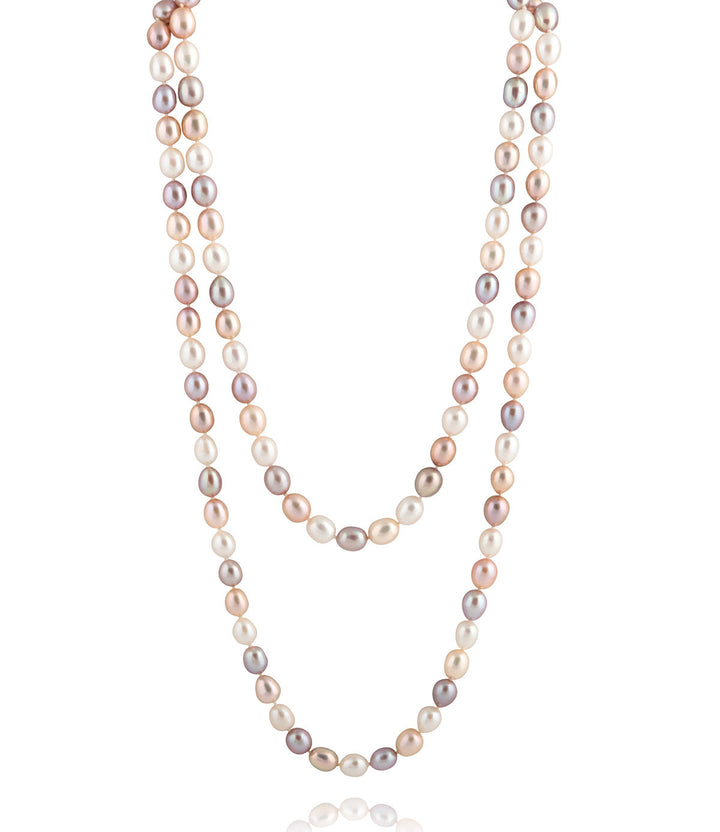Long Pearl Necklace Multicolor Freshwater – PEARL-LANG®