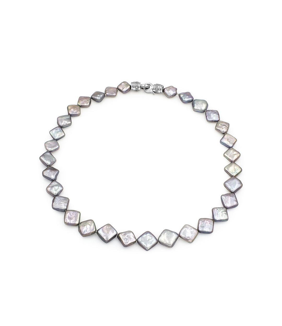 ネックレス・ペンダント STONEHENgE silver pearl necklace Juliet Sterling Silver Necklace with Striking Oval Chain and