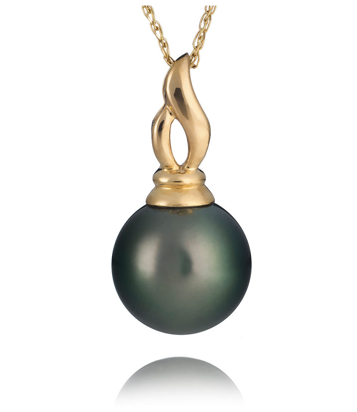 Muse Tahitian Pearl Necklace 18k Yellow Gold – PEARL-LANG®